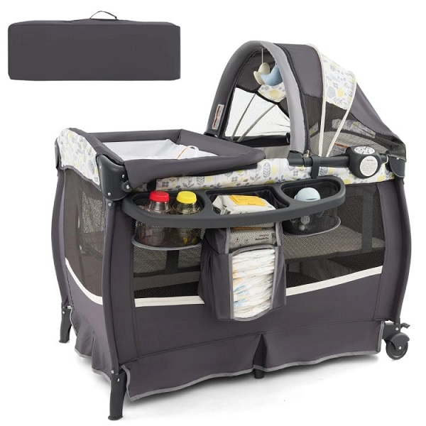 Sulankstoma kelioninė lovelė 4-in-1